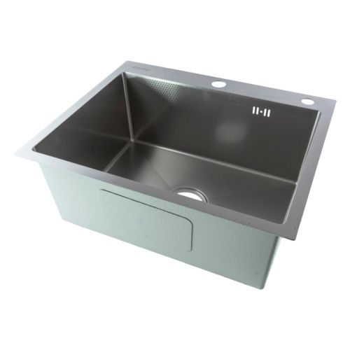 Кухонная мойка Fmark FSC5545L 55х45 цвет серый поверхность матовая