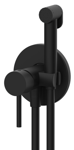 Гигиенический душ со смесителем Remer X65WNO черный