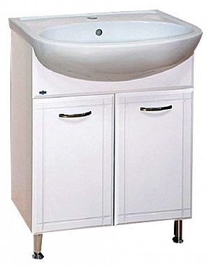 Тумба под раковину Misty Уют Э-Уют01060-01Пр 60х30 напольная цвет белый
