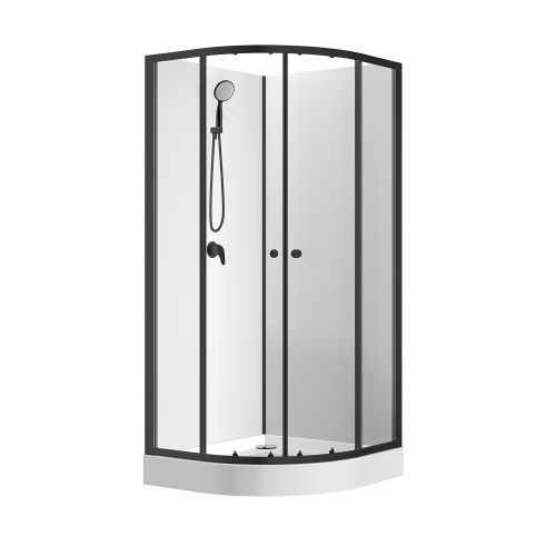 Душевая кабина Loranto NEO CS-21800 90х90 четверть круга без крыши ориентация универсальная