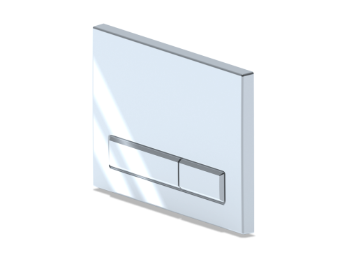 Клавиша смыва механическая Bas ИУ00006 цвет хром