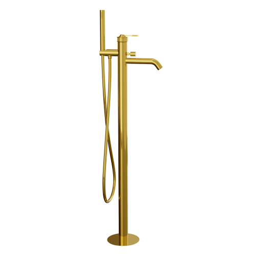 Смеситель для ванны Remer Atelier AL08DO напольный золото