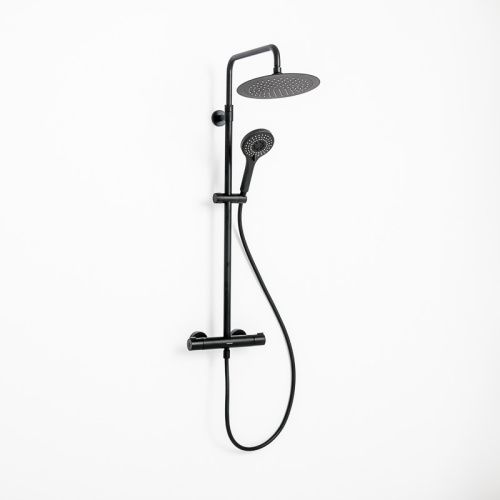 Душевая стойка Clever UP!URBAN 61003 настенная цвет черный