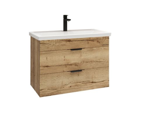 Тумба под раковину Grossman Форта 107003 70х40 подвесная цвет коричневый