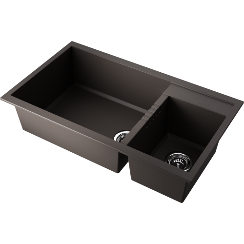 Кухонная мойка Omoikiri Tedori 86-2-LB 4997242 85х50 цвет коричневый