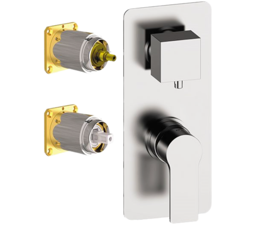 Смеситель для душа Remer Energy EY92KB встраиваемый в стену хром