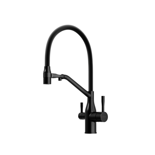 Смеситель для кухни Sancos Orta SC4008MB на мойку черный