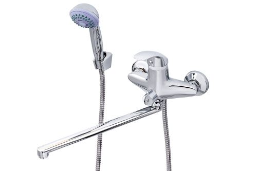 Cмеситель для ванны и душа TSARSBERG TSB-950-1243 настенный хром