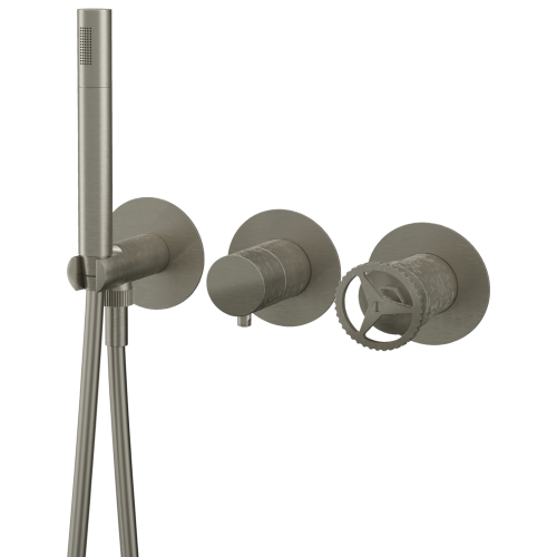 Смеситель для душа Remer Chrono CH97D3PXV встраиваемый в стену нержавеющая сталь