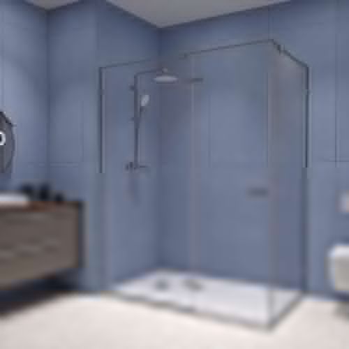 Душевой уголок RGW Stilvoll 353204020-110 120х100 стекло прозрачное профиль сатин без поддона