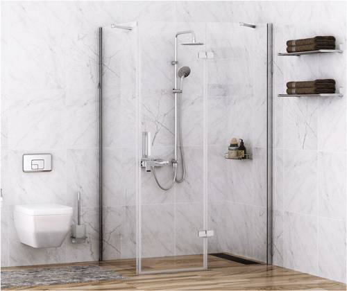 Душевой уголок Wasserkraft 10H07RWHITE 120х90 стекло прозрачное профиль хром без поддона - фото 4