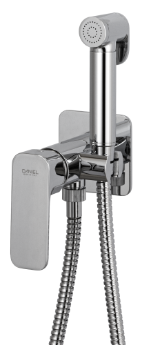 Гигиенический душ со смесителем Daniel TA645BP4DCCR хром