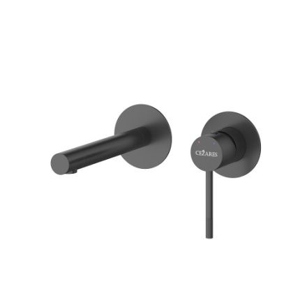 Смеситель для раковины Cezares RELAX RELAX-BLI2-2-NOP-W0 встраиваемый в стену черный