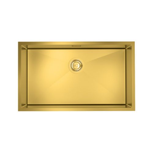 Кухонная мойка Iddis Edifice EDI74B0i77 75х45 цвет золото поверхность матовая