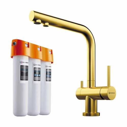 Смеситель для кухни Omoikiri Nagano 4178.8028 на мойку золото