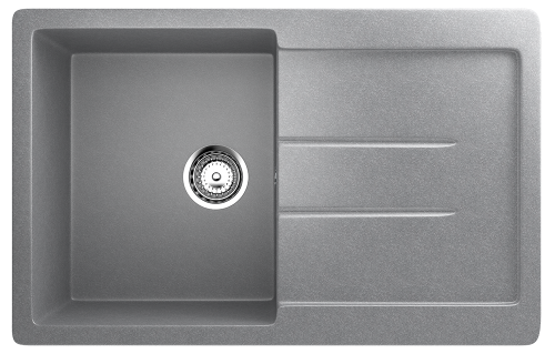 Кухонная мойка Ulgran Classic U-507-342 75х50 цвет серый