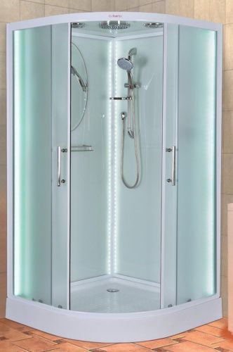 Душевая кабина Esbano ELEGANCIA ESKL110CR 110х110 четверть круга с крышей ориентация универсальная