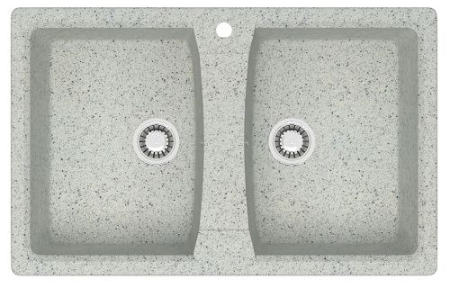 Кухонная мойка Azario Elmas CS00078335 80х50 цвет серый