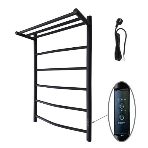 Полотенцесушитель электрический Маргроид Вид 4 04-8050-1051-9005R 55х80 черный