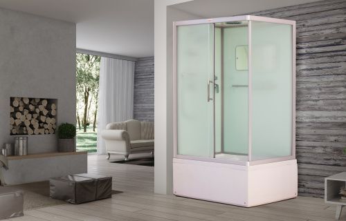 Душевая кабина Esbano ELEGANCIA ESKB129CKRBL 120х90 прямоугольная с крышей ориентация левая