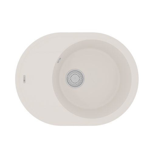 Кухонная мойка LeMark Lacha 620 9910052 60х45 цвет белый поверхность матовая