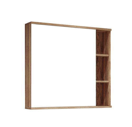 Зеркало-шкаф Grossman Форта 208002 80х70 подвесной цвет коричневый