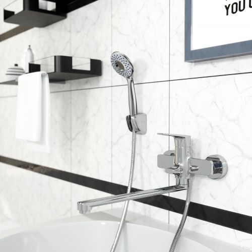 Смеситель для ванны Tokito TOYAMA TOK-TOY-1015 настенный хром