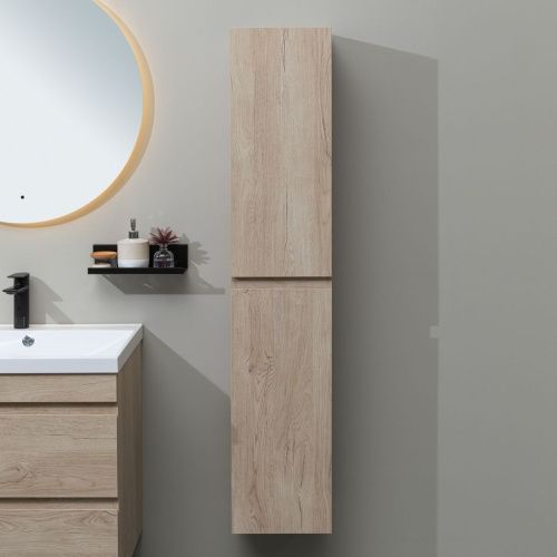 Шкаф-пенал Aquanet Нота NEW 00334201 30х150 подвесной цвет бежевый