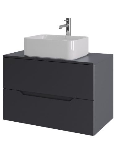 Тумба с раковиной Orange Line Li-80TugMDF+B02-460W 80х50