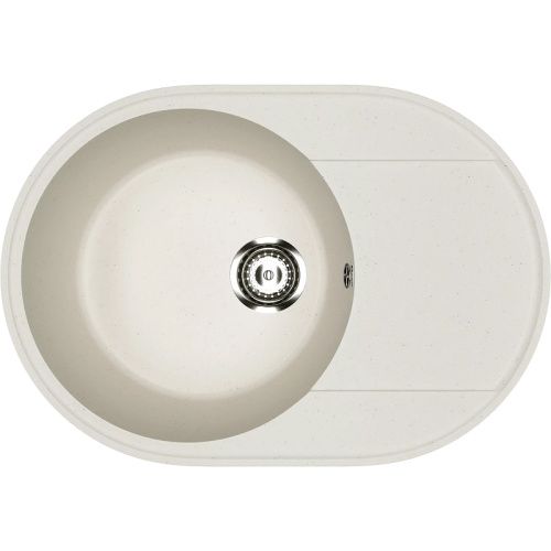 Кухонная мойка Ulgran Practik PR-M 610-001 60х45 цвет белый