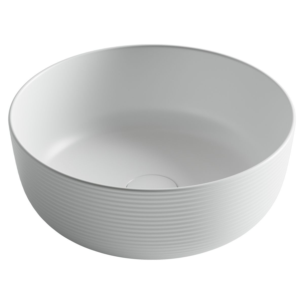 Раковина из сантехнического фарфора Ceramica Nova ELEMENT CN6073MW 40х40 накладная цвет белый без отверстий под смеситель