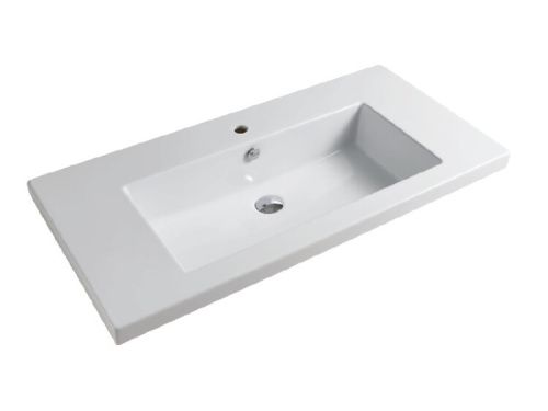 Раковина керамическая Artceram Ghost GHL001 01 00 40х40 накладная цвет белый без отверстий под смеситель