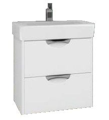 Тумба под раковину Aquaton Сильва 1A211801SIW70 50х40 подвесная цвет белый/бежевый