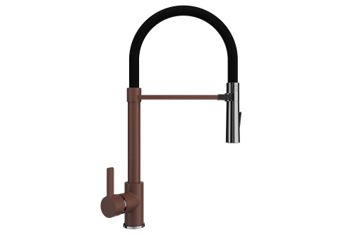 Смеситель для кухни Ulgran Classic U-024-307 на мойку коричневый