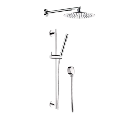 Душевая система Remer Elegance NT09S01UFM20 встраиваемая в стену цвет хром с термостатом