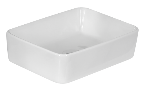 Раковина мебельная из сантехнического фаянса Melana MLN-7050H 48 7050H-805 50х40 накладная цвет белый