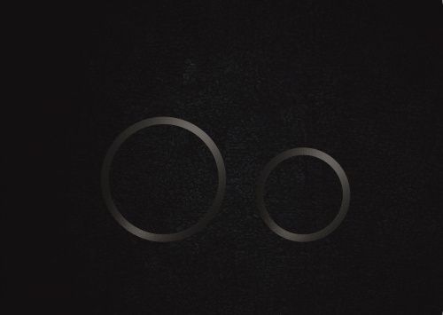 Клавиша смыва механическая KK POL AQUAFIORI SFERA 350/AFS/055-00-00 цвет черный