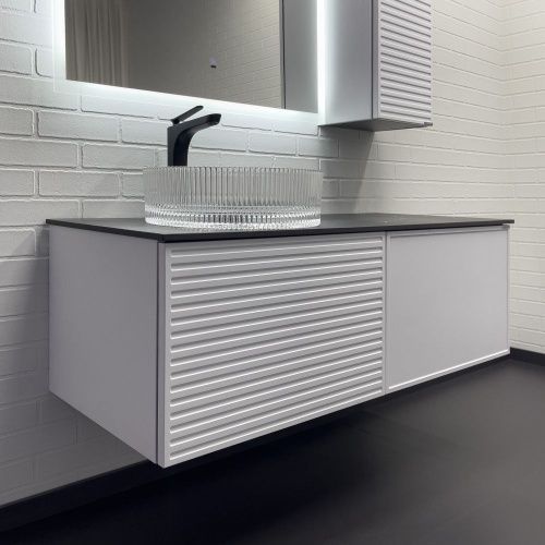 Тумба с раковиной Comforty Геленджик 00-00017877CF 120х50 подвесная цвет белый