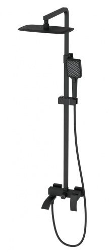 Душевая стойка Wonzon & Woghand Fit WW-88739009-MB настенная цвет черный