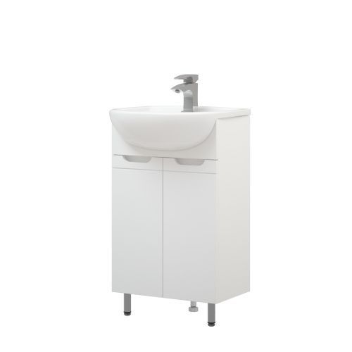 Тумба под раковину Corozo Лея SD-00001489 50х30 напольная цвет белый