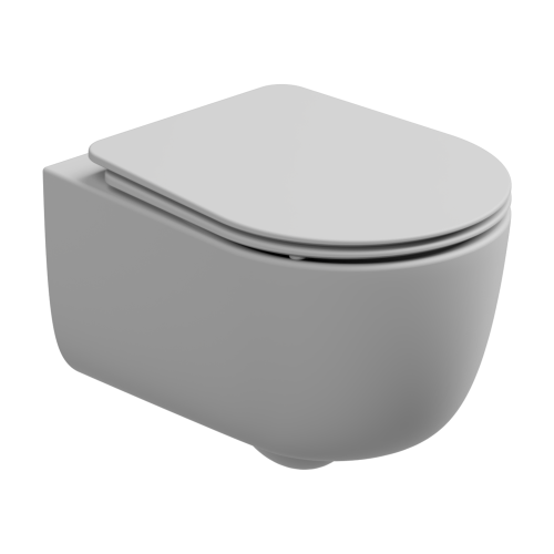 Чаша унитаза подвесная GSG Ceramic Design Hit! HIWCSO001 цвет белый без сиденья безободковая смыв торнадо