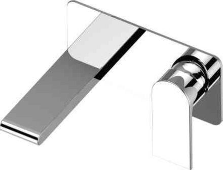 Смеситель для раковины BelBagno NOVA NOV-BLVM-IN настенный сатин