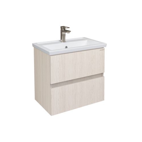 Тумба под раковину Grossman Юнит 206017 60х40 подвесная цвет бежевый