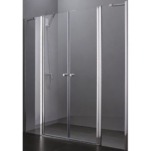 Душевая дверь Cezares ELENA ELENA-W-B-22-200-P-Cr 200х195 стекло рифленое профиль хром