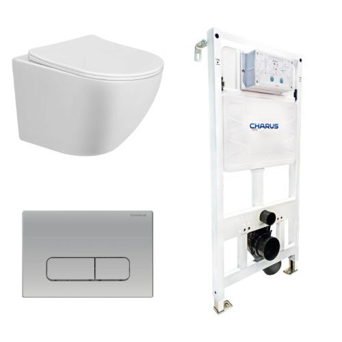 Сет унитаз + инсталляция + кнопка CC.300.80.01+FP.320.46.01+AM25010