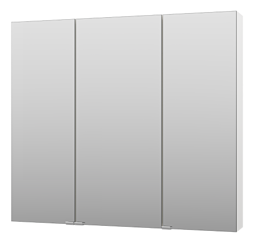 Зеркало-шкаф Misty Аура Э-Аур02090-01 90х80 подвесной цвет белый