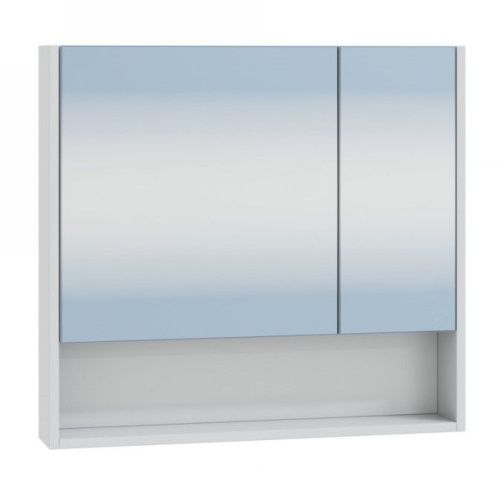 Зеркало-шкаф СанТа Сити 700352 70х70 подвесной цвет белый