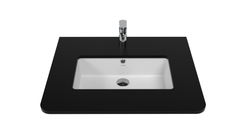 Раковина из сантехнического фарфора Creavit TP730-00CB00E-0000 60х40 встраиваемая цвет белый