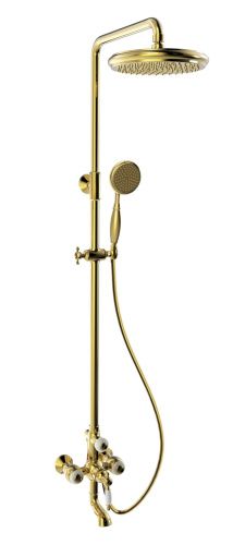 Душевая стойка AltroBagno Opera AltroBagnoOpera030206Or настенная цвет золото