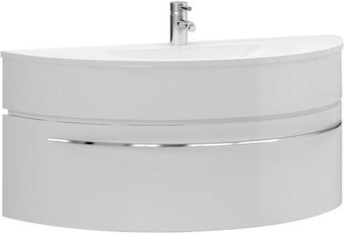 Тумба с раковиной De Aqua Эскалада 186751 120х50 подвесная цвет белый